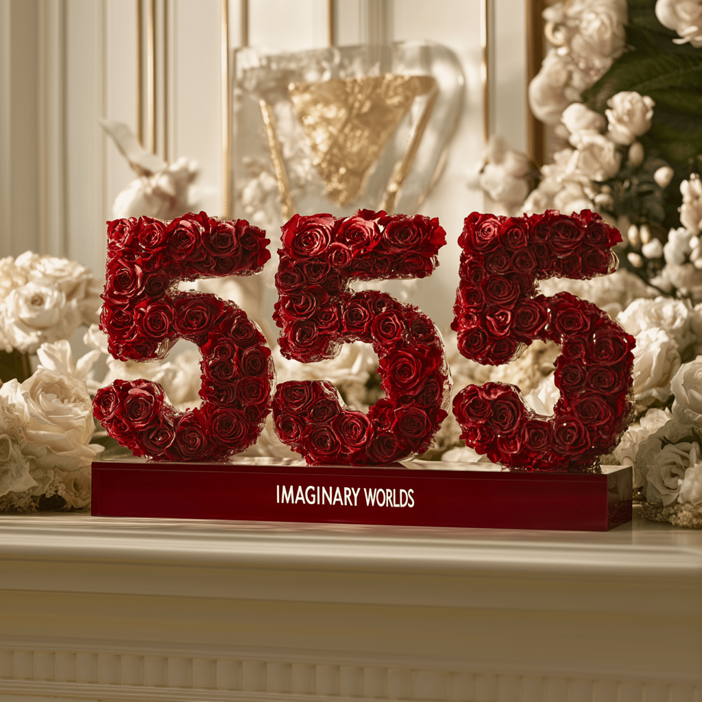 Red Roses 555 Rose Box - Imaginary Worlds