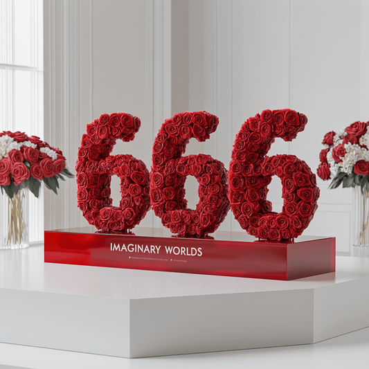Red Roses 666 Rose Box - Imaginary Worlds
