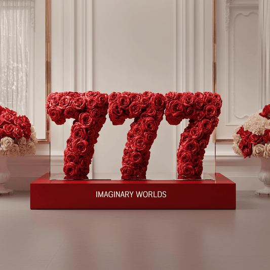 Red Roses 777 Rose Box - Imaginary Worlds