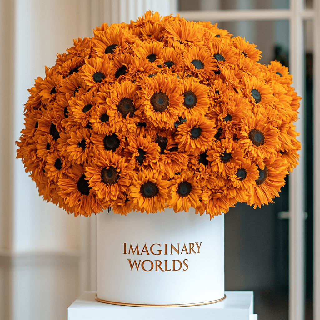 Sunflower rose box - Imaginary Worlds