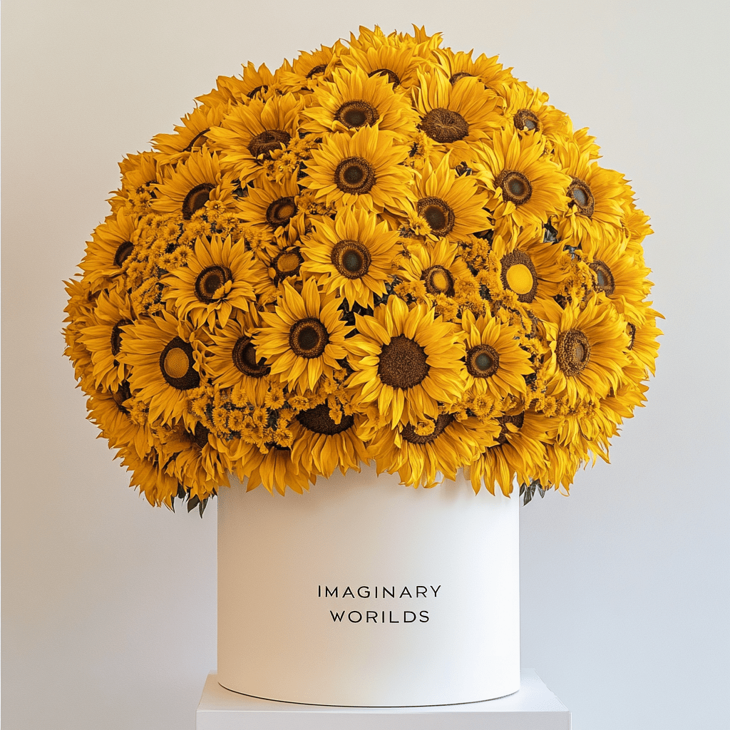 Sunflower rose box - Imaginary Worlds
