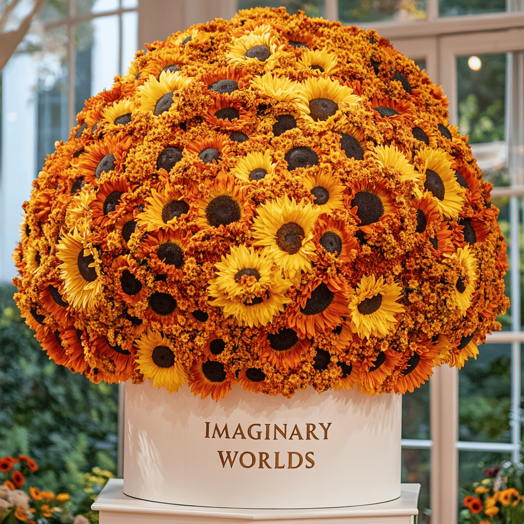 Sunflower rose box - Imaginary Worlds