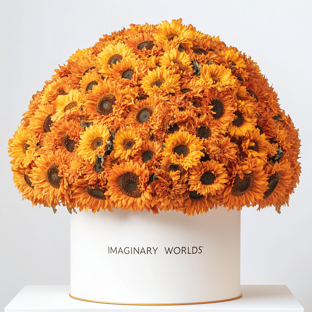 Sunflower rose box - Imaginary Worlds