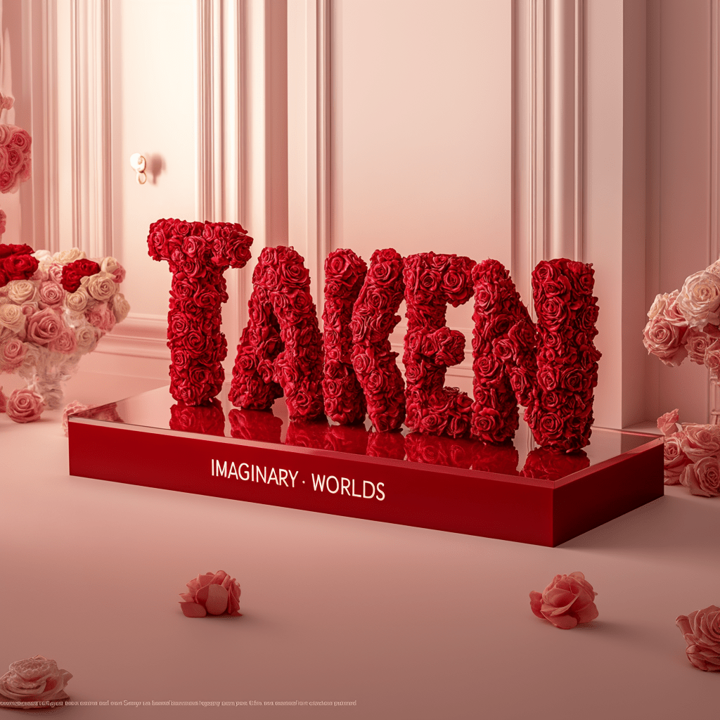 TAKEN Rose Box Sculpture - Imaginary Worlds