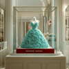 Tiffany Blue Rose Dress Sculpture - Imaginary Worlds