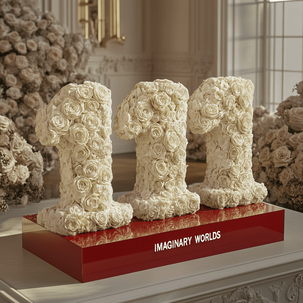 White Roses 111 Rose Box - Imaginary Worlds