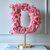 Dionysus Pink Rose Letter D Lamp