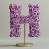 Hera Purple Rose Letter H Lamp
