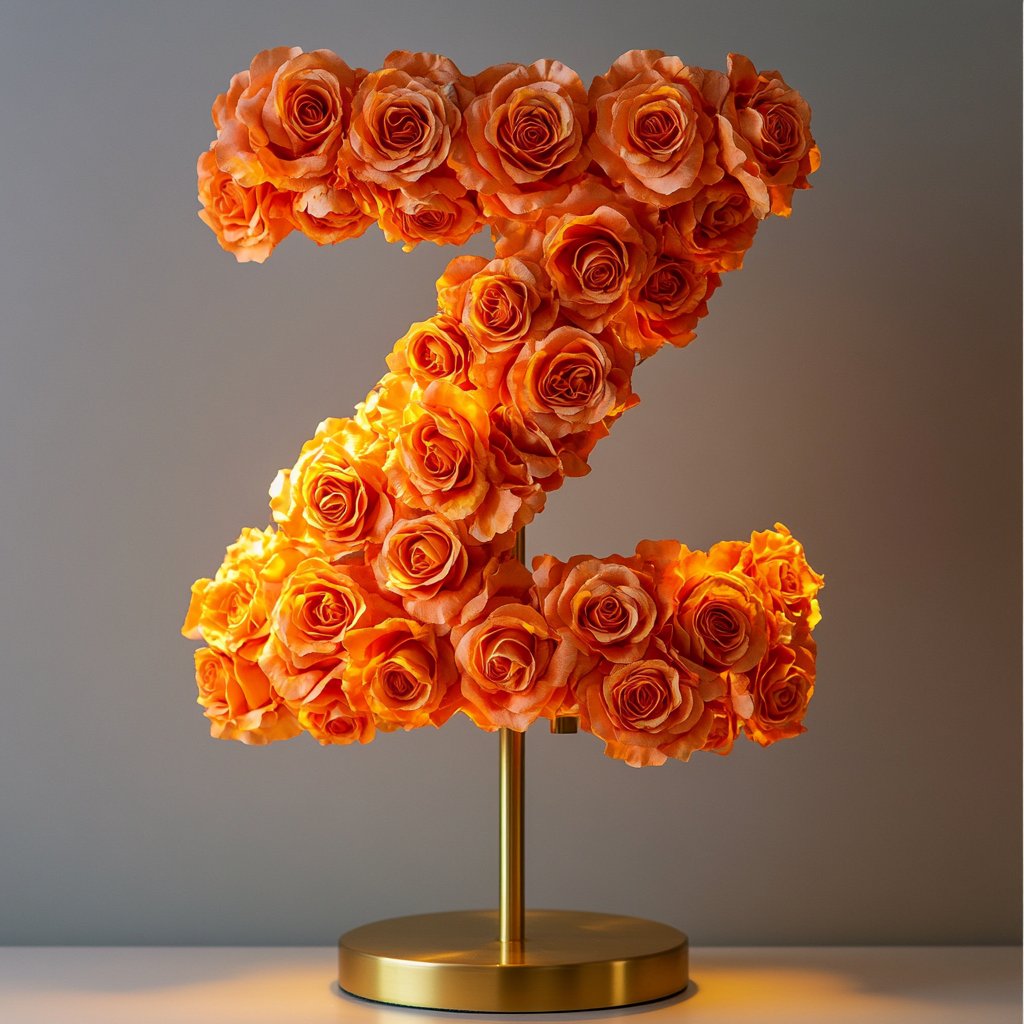 Orange Rose Lamp Collection