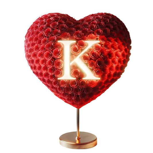 Grand Illuminated Rose Lamp: Heartfelt Edition - Imaginary Worlds