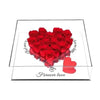 Heartfelt Reflections - Mirrored Rose Heart Decor - Imaginary Worlds