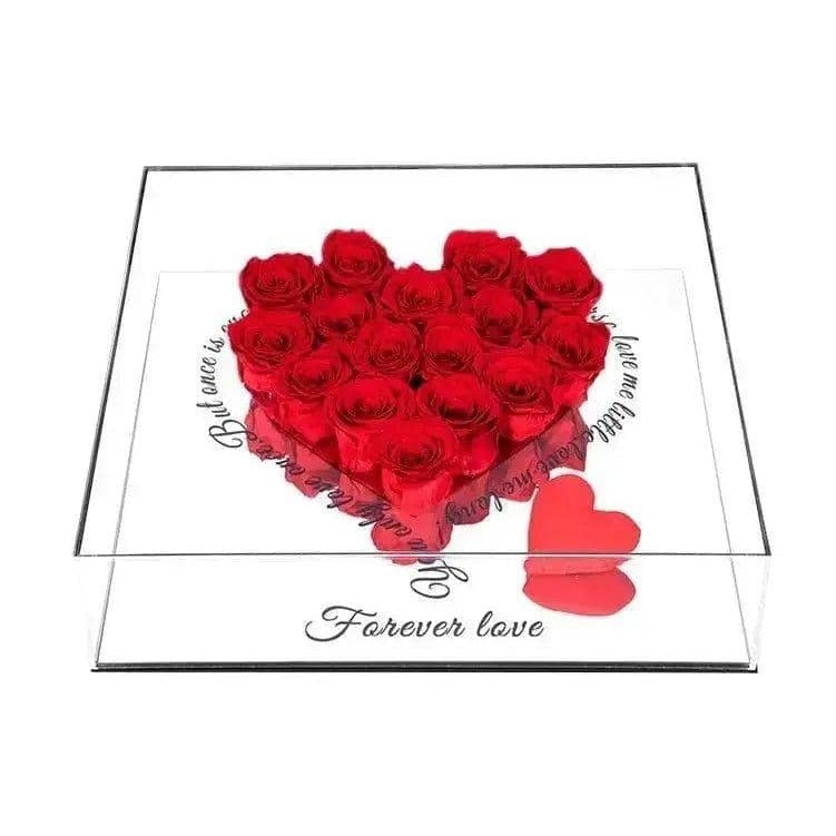 Heartfelt Reflections - Mirrored Rose Heart Decor - Imaginary Worlds