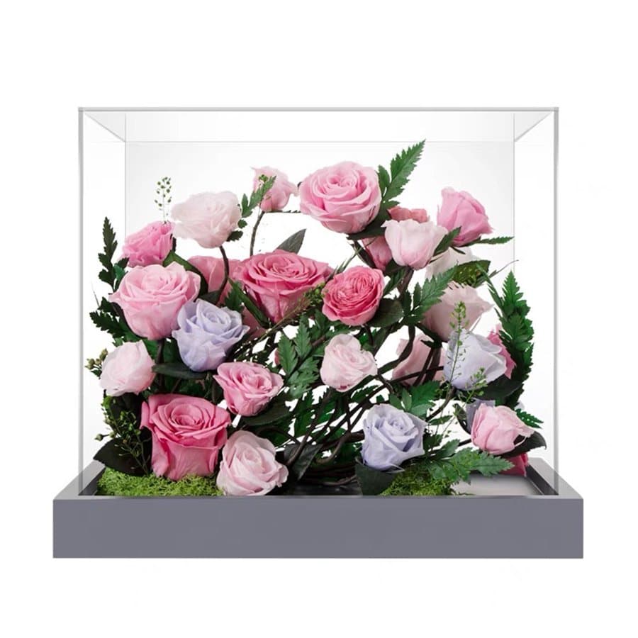 Rosy Mosaic Garden - Imaginary Worlds