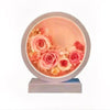 Round Elegance: The Imaginary Worlds Forever Rose and Hydrangea Flower Lamp - Imaginary Worlds